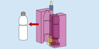 金型を開き、ボトルを取り出します